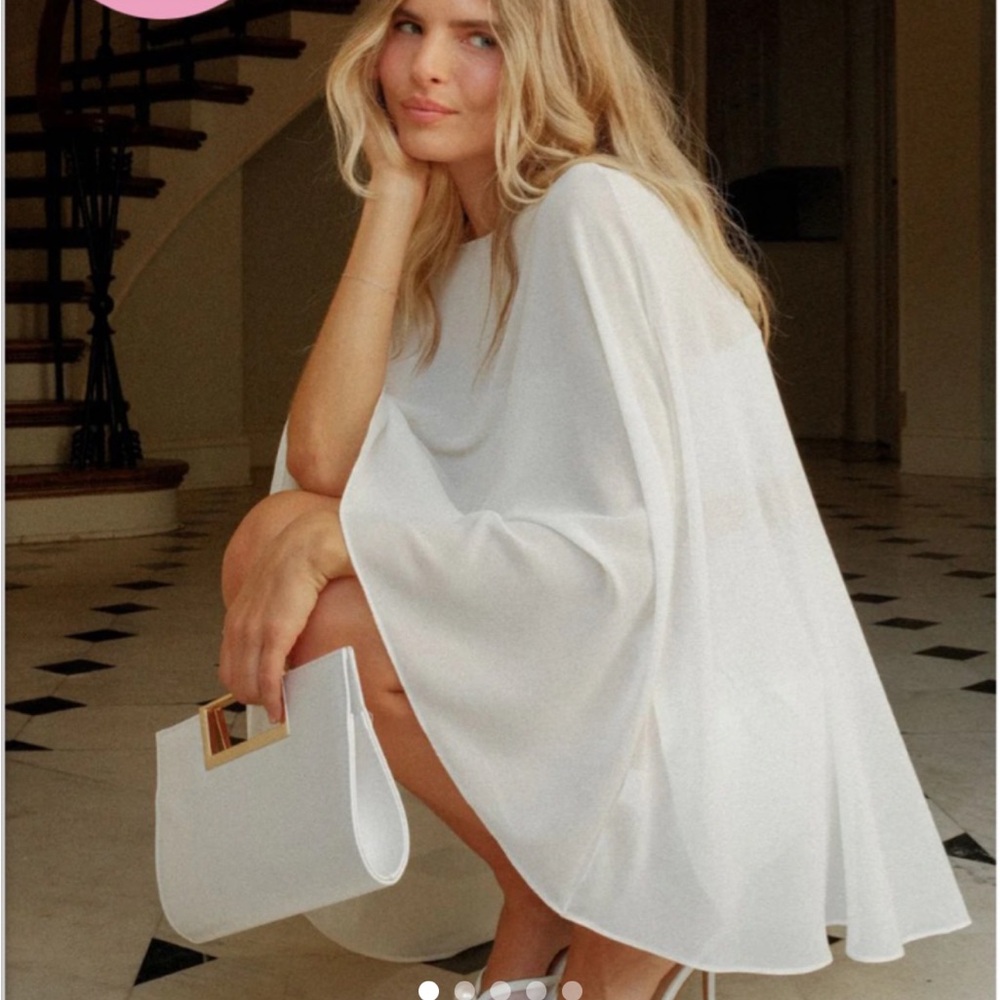 Sheer White Cape